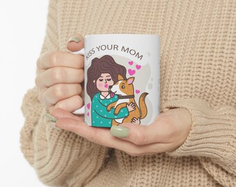 Personalized pet and owner Mug gift pet lover Personalized Mugs illustration from photo gift Cat Mug Dog Mug Dog Mom personalized dog mug