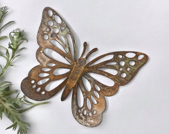 Metal Butterfly Wall Art - 6 to 10&quot; - Multiple Finishes