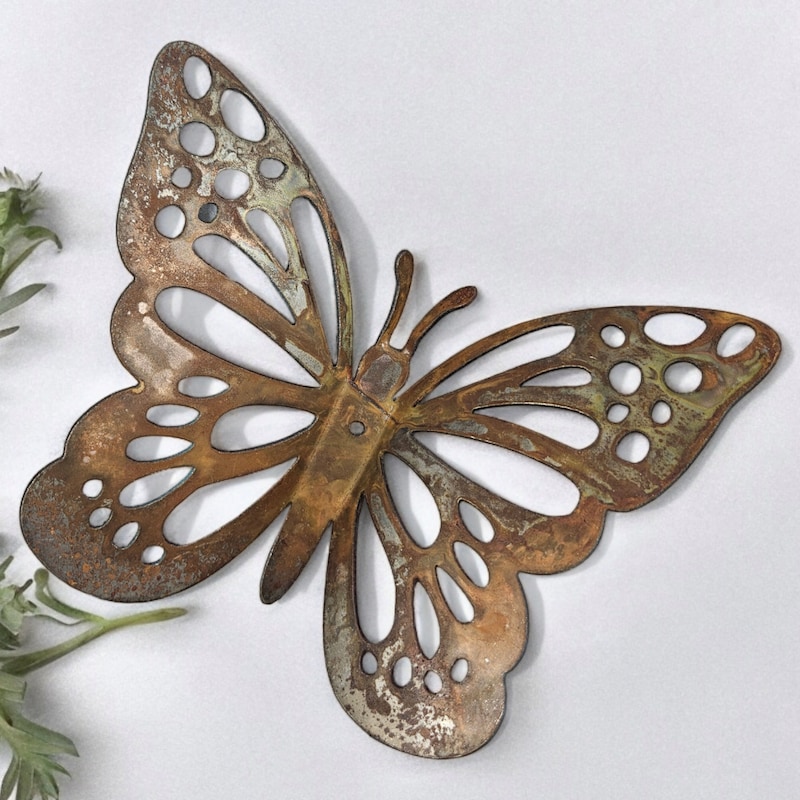 Metal Butterfly Wall Art - Etsy