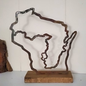 Wisconsin Ice Age Spuren Zustand Form & Umriss IAT