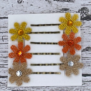 Flower Hair Pin, Floral, Summer Hair, Bridal Hair Pin, Hair Pins, Hair Accessories, Beach Hair, Antique Bronze Hair Pins