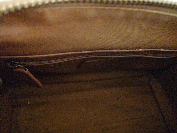 Vintage Brown General leather rivet handbag - image 6