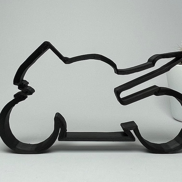 Motorrad Silhouette / Motorrad Geschenk