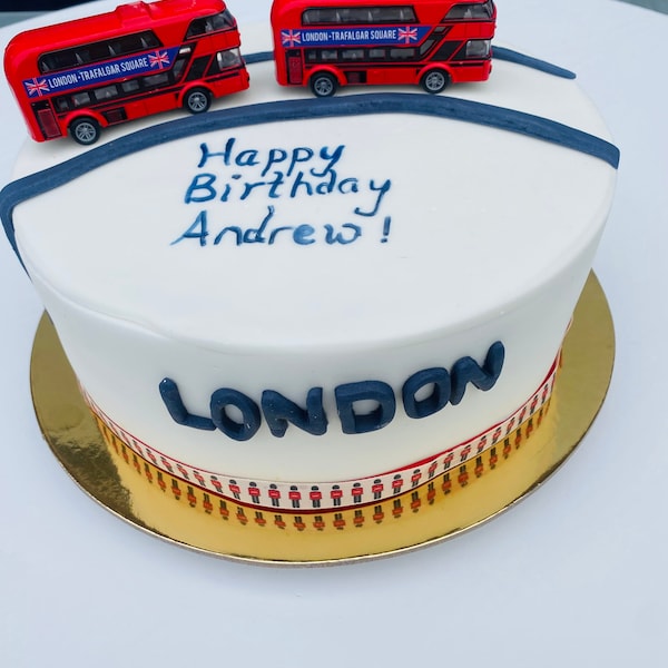 London Cake Topper Etsy