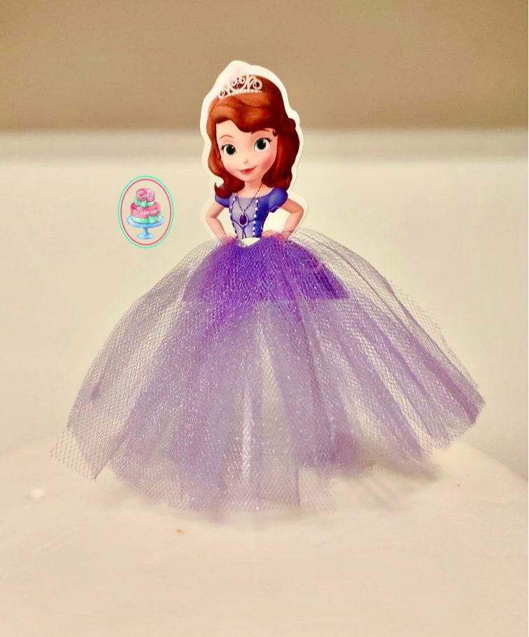 Sofia the First and Castle Cake Topper, Sofia Topper Cake Decoration - Etsy