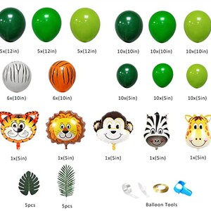 Wild one party, wild one birthday balloon arch decoration, jungle themed party decoration, safari birthday party, 1st birthday jungle theme