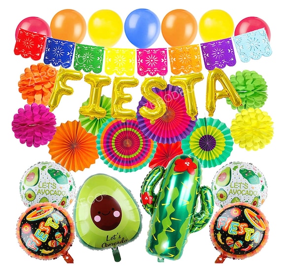 Decoraciones de fiestas mexicanas, Fiesta, Fiesta temática mexicana,  Decoración de fiestas del Cinco de Mayo - Main Image