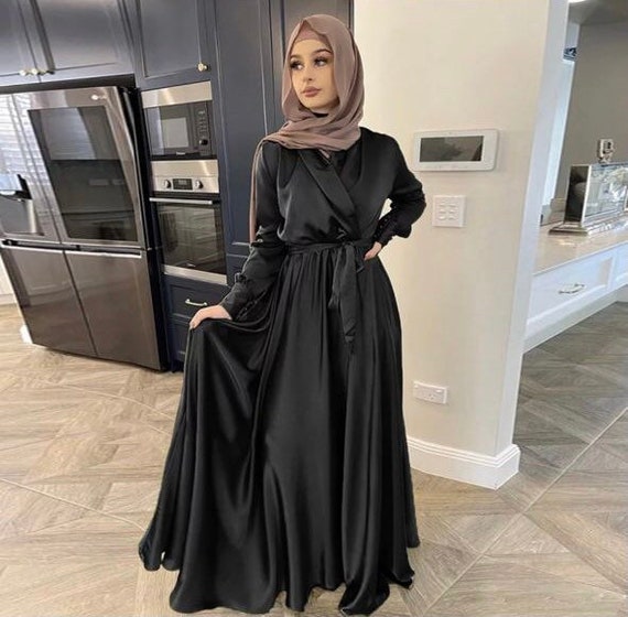 satin abaya