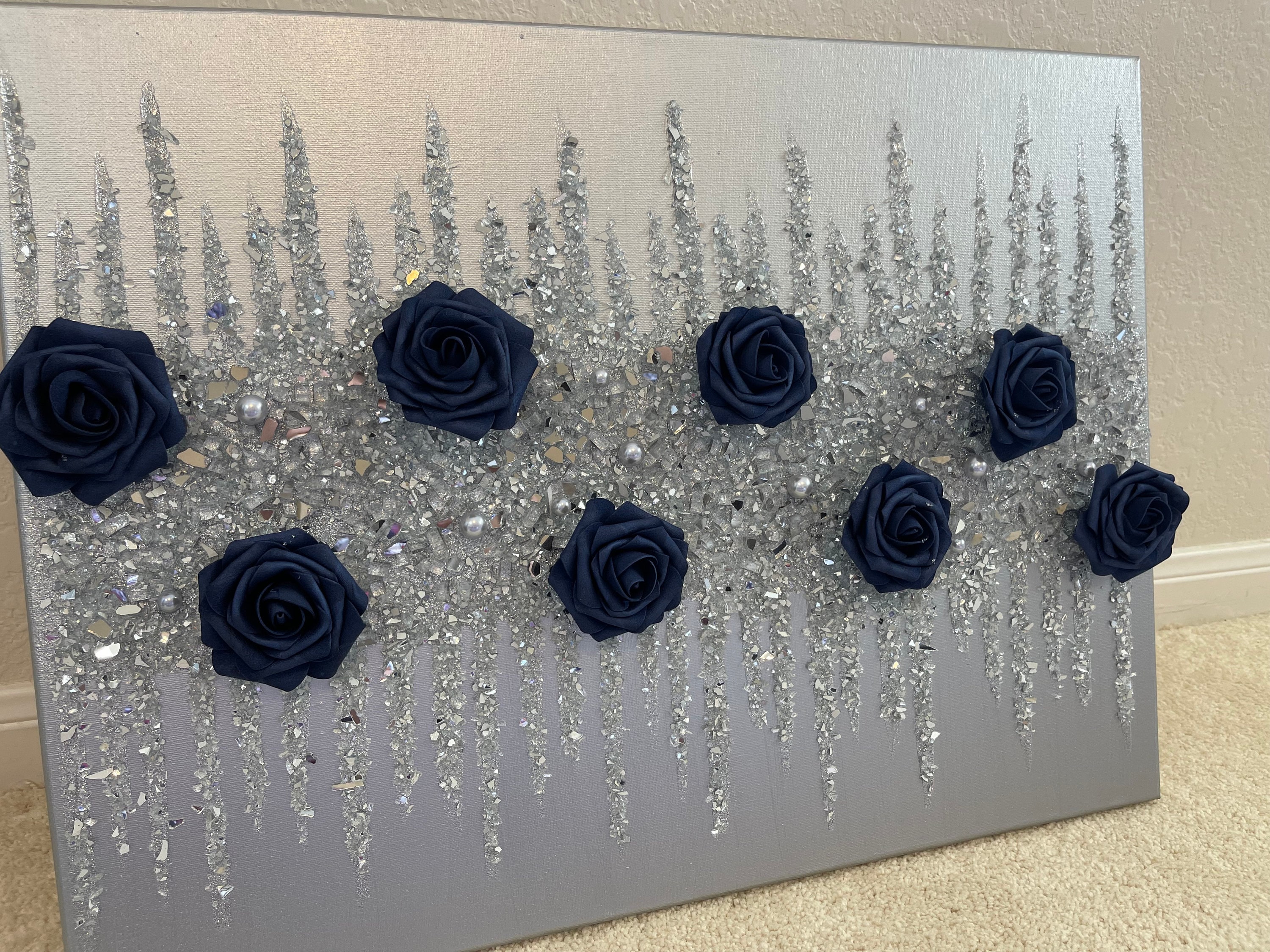 How can I fix or preserve this etched glass wall art. : r/DIY, image size:3000x2250