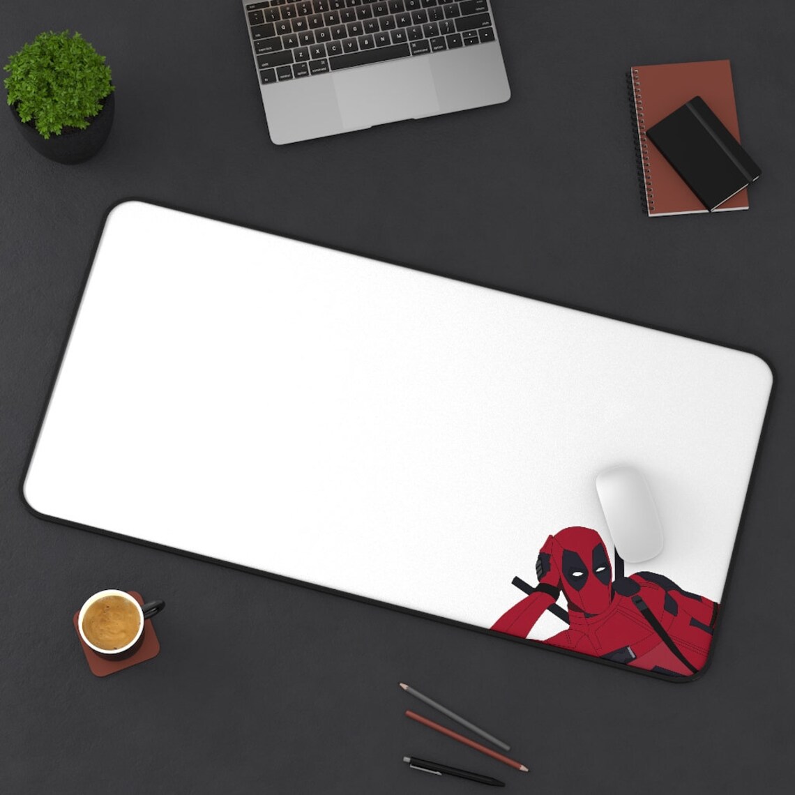 Deadpool XL Rectangular Mouse Pad Antislip Marvel Etsy UK