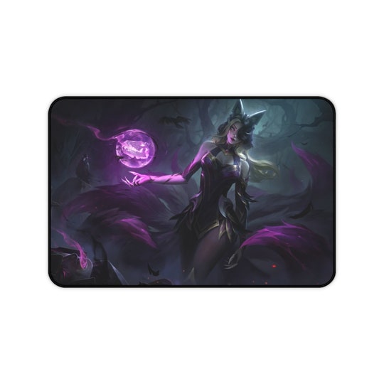 Disover League of Legends (Coven Ahri) Gaming Mouse Pad, XL Rectangular Non-Slip Desk Mat