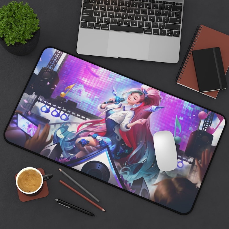 League of Legends Seraphine Gaming Mouse Pad XL AntiSlip Etsy.de