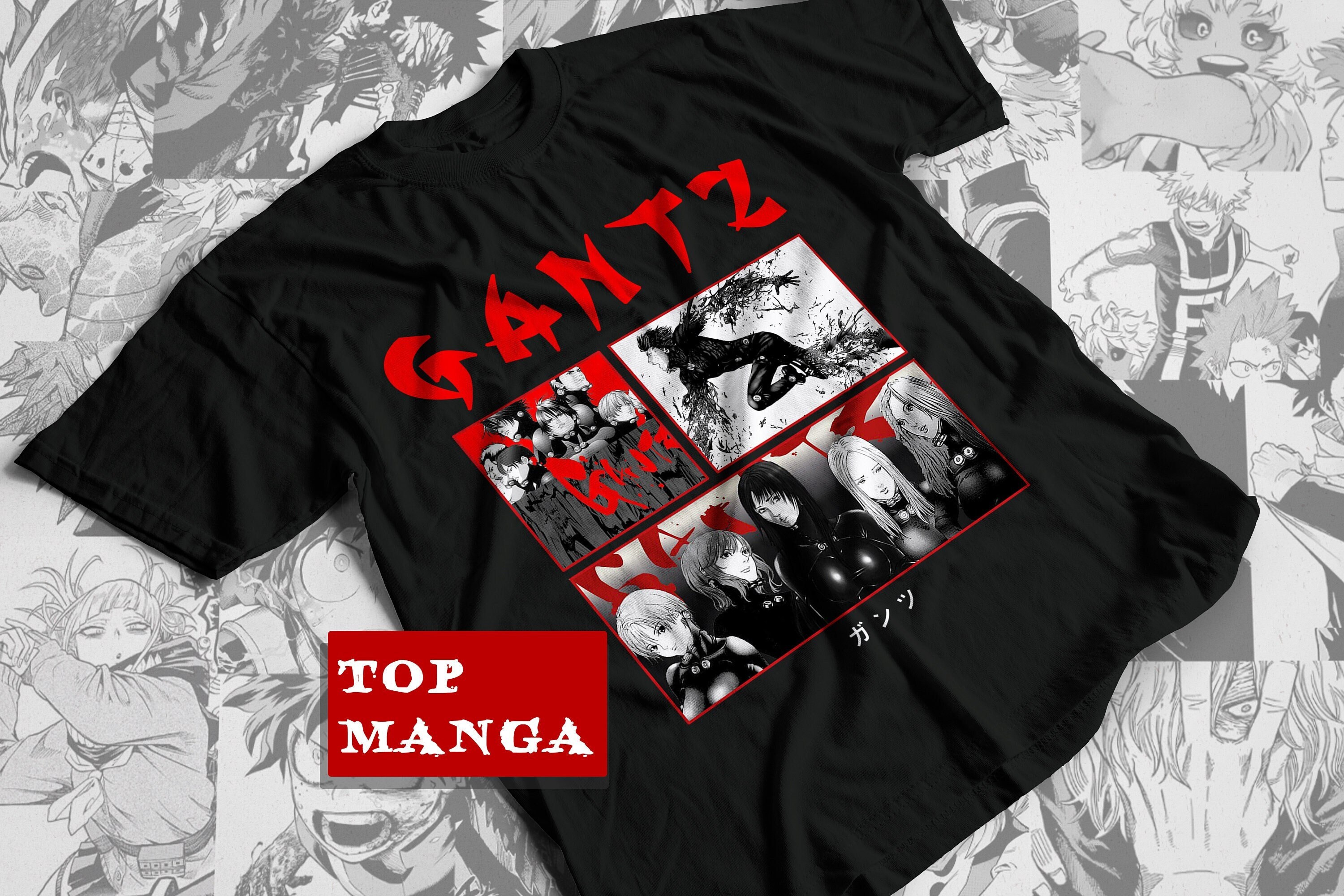 Gantz T Shirt Anime Or Manga Perfect For Gift For Otaku Or Etsy Singapore