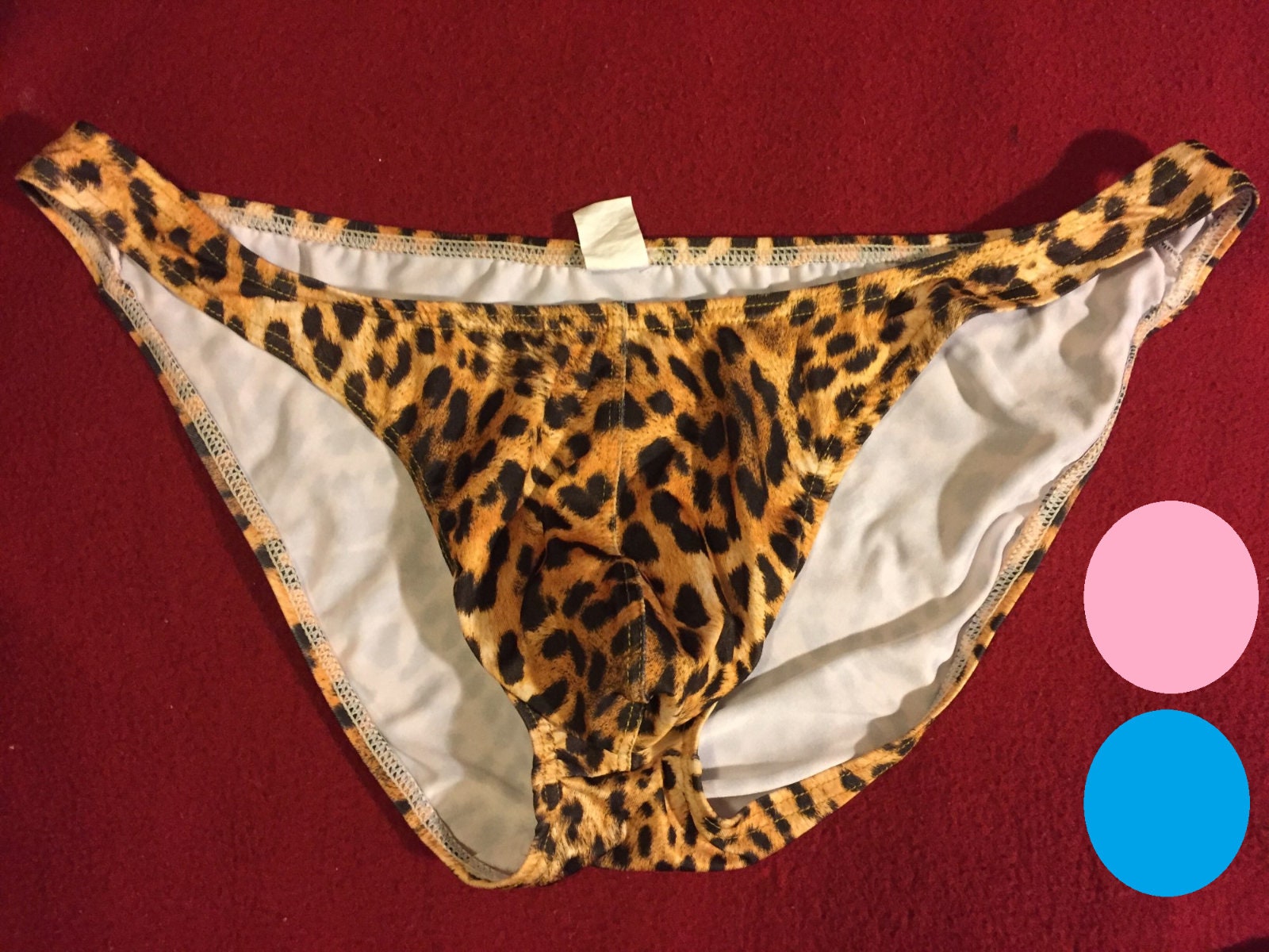 Men's Underwear Leopard Print Brief Size waist 28 - Etsy UK