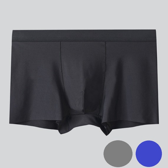 Men's Underwear Ice Silk Silky Soft Boxer Brief waist - Etsy