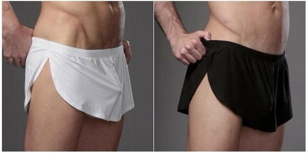 Men's Side Open Boxer Shorts Silky Soft Underwear Size waist 28 to