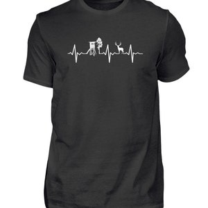 Hunter, Hunting, Hunting, Forester, Forest, Hunter, Hunting License, Heartbeat, High Seat, Gift, Tshirt, Gift Idea - Men&#39;s Shirt