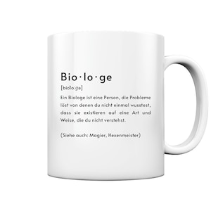 Biologo Definizione Biologo Trascrizione fonetica Biologia Regalo - Tazza lucida e tazza da caffè