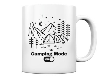 Camping Funny Motorhome Camping Hobby Sayings Camper Gifts - Tasse et tasse à café brillante