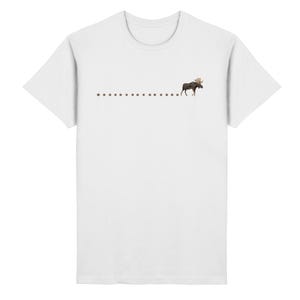 Moose Antlers Norway Reindeer Scandinavia - Heavy Cotton T-Shirt