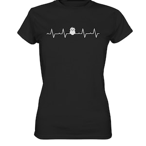 T-shirt with owl forest dwellers owls heartbeat gifts - premium shirt