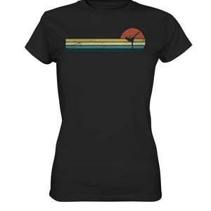 Figure Skating Vintage Ice Skater Gift Idea Ice Skating - Ladies Premium T-Shirt