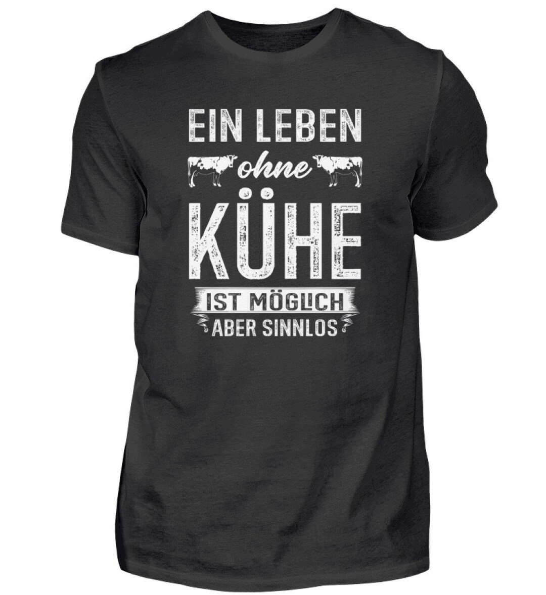 Ein Leben ohne Kühe ist sinnlos Landwirt Kuh TShirt Etsy.de
