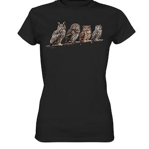 Owl T-Shirt Owl Gift Idea - Women&#39;s Premium Shirt