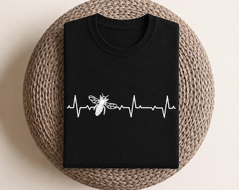 Beekeeper Bee Heartbeat Beekeeper Honey Beekeeping Apiary Gift Beekeepers - Premium Shirt