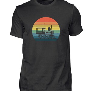 Railway, Vintage, Model Railway, Steam Locomotive, Train, Tshirt - Men&#39;s Shirt