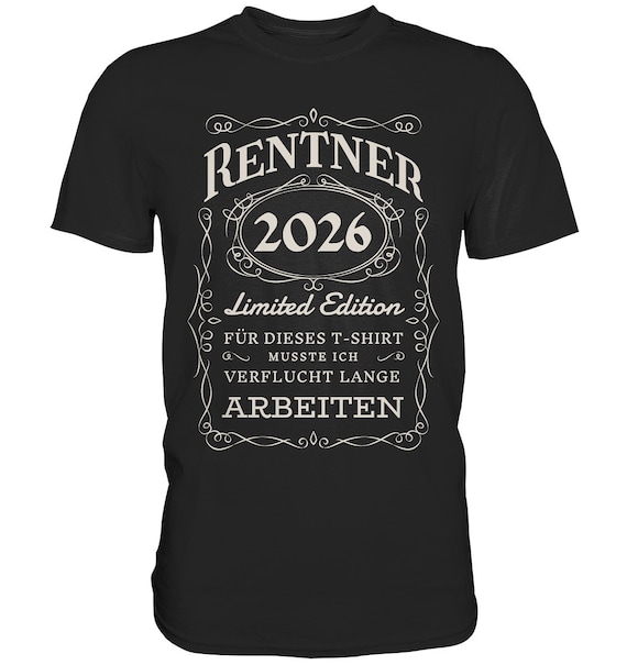 Rentner T-Shirt Mit Spruch - Lustiges Geschenk Zum Ruhestand