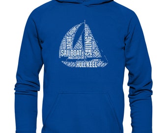 Sweat à Capuche « J'peux Pas J'ai Voile » – Humour Marin, Cadeau Pour Capitaine Ou Passionné De Voile