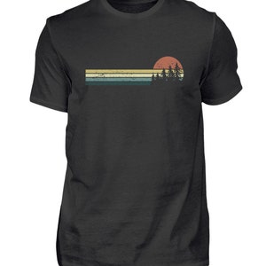 Forest, Retro, Tree, Vintage, Wooden Tshirt - Men&#39;s Shirt