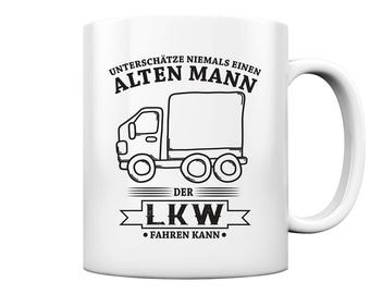 Truck coffee mug truck driver professional driver - cup glossy