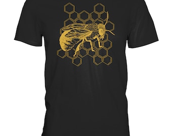 Bee T-Shirt Beekeeper Honey Apiary Bee Gift Beekeepers - Premium Shirt