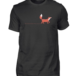 Fox, Traces, Nature Conservation, Forester, Foxes T-Shirt - Men's Shirt