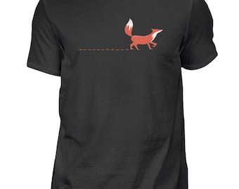 Fox, Traces, Nature Conservation, Forester, Foxes T-Shirt - Men's Shirt