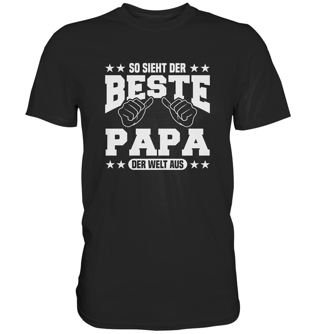 So sieht der beste Papa der Welt aus Vater Sprüche TShirt Geschenk