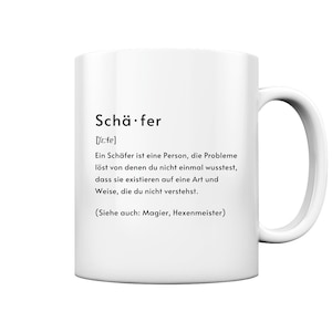 Herder Definitie Herder Fonetische Transcriptie Schapen Geschenken Schapen - Kop en Koffiemok Glanzend