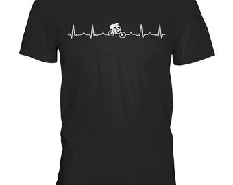 Mountain biking gift for mountain bikers downhill - Premium Shirt