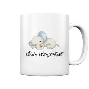 Elephant, gift idea, personalized, safari saying, wilderness - elephant mug for children