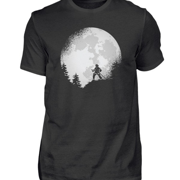 Feuerwehrmann Vollmond T-Shirt