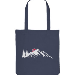 Norwegen Oslo Baumwolltasche Skandinavien Tragetasche Norwegische Flagge - Organic Tote-Bag