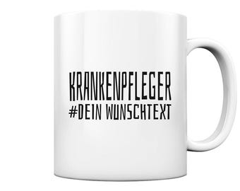 Nurse, nursing professional, caregiver - personalizable cup and coffee mug glossy