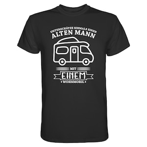 T Shirt Wohnmobil Camping Wohnwagen Zelten Campen Spruch - Premium Shirt