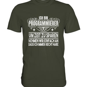 Programmer Gift Computer Software Shirt Computer Scientist Coder Tshirt Urban Khaki