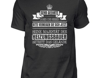 Heizungsbauer, Anlagenmechaniker, Heizungsbau, Installateur, Geschenk, Tshirt, T-Shirt - Herren Shirt