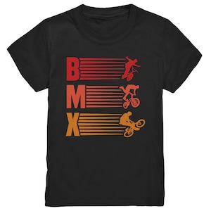 Bmx Shirt Bmxer Accessories Gift Bmx Driver Old School Cycling Children's T-Shirt