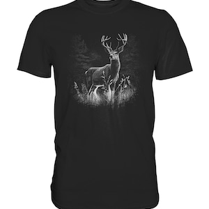 Deer hunting deer gift idea antlers tshirt