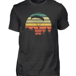 Gleitschirm, Gleitschirmflieger, Paragleiten, Gleitschirmfliegen, Retro, Geschenk, T-Shirt - Herren Shirt